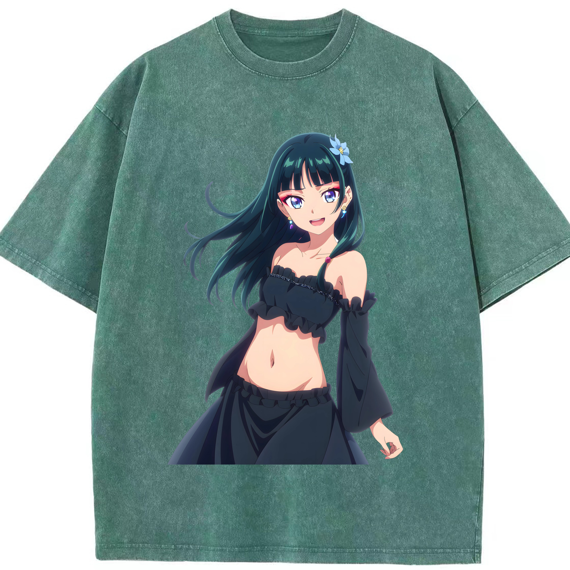 （画像用） 薬屋のひとりごと The Apothecary Diaries 綿100% ヴィンテージ風 半袖Tシャツ（フロントプリント）
